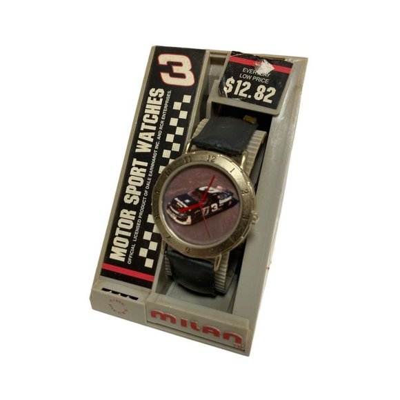 Vintage Dale Earnhardt Watch Milan New Old Stock Tested #3 - Picture 1 of 4